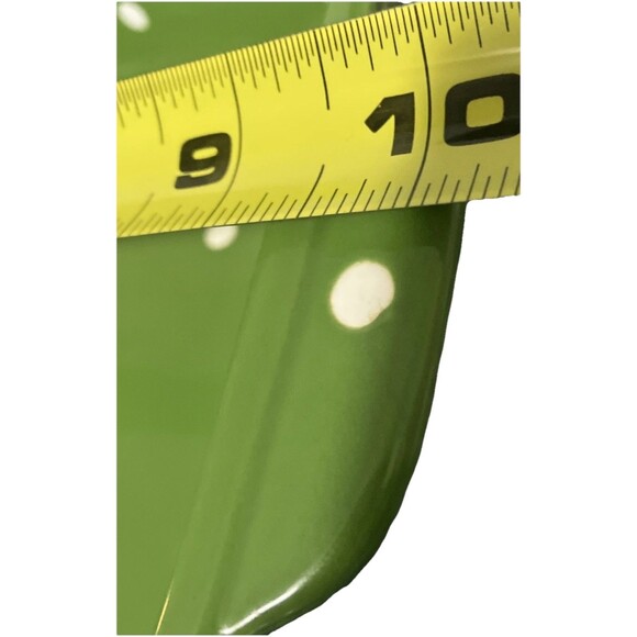 Temp-Tations Green Square Baker Polka Dot Yellow 8" - Picture 11 of 16